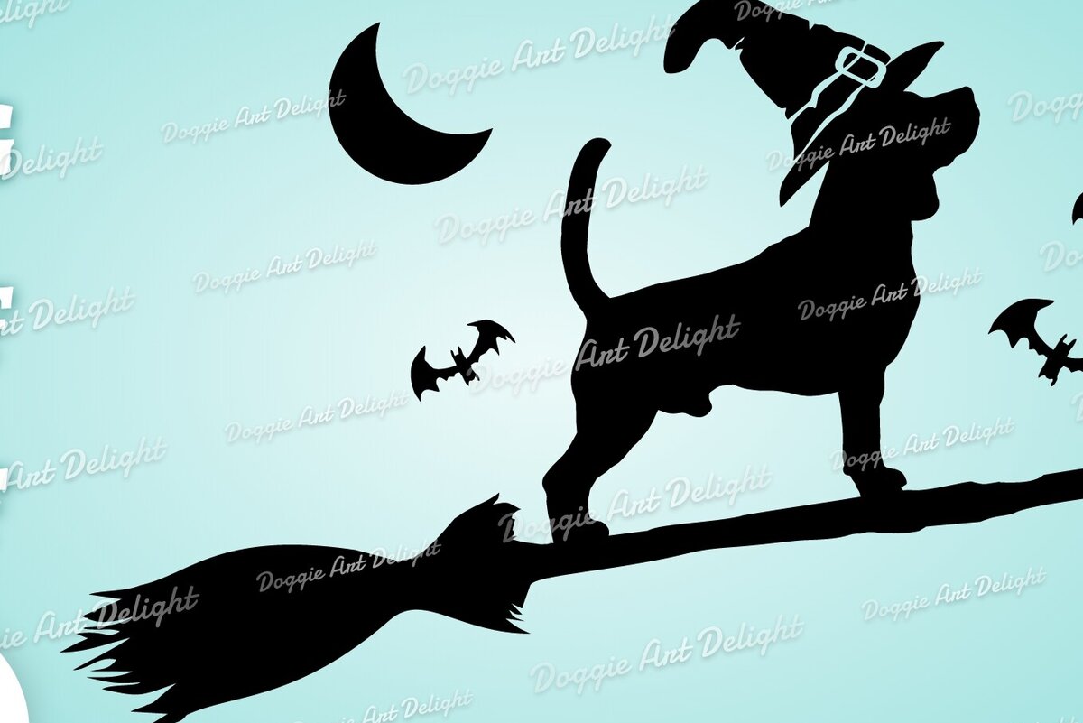 Σετ των 3 Intra απο ξύλο plywood 3mm-4mm πάχος - Halloween Beagle Spooky Dog  Png Dxf Δίασταση 15x15 cm INTRAFABR-77771377