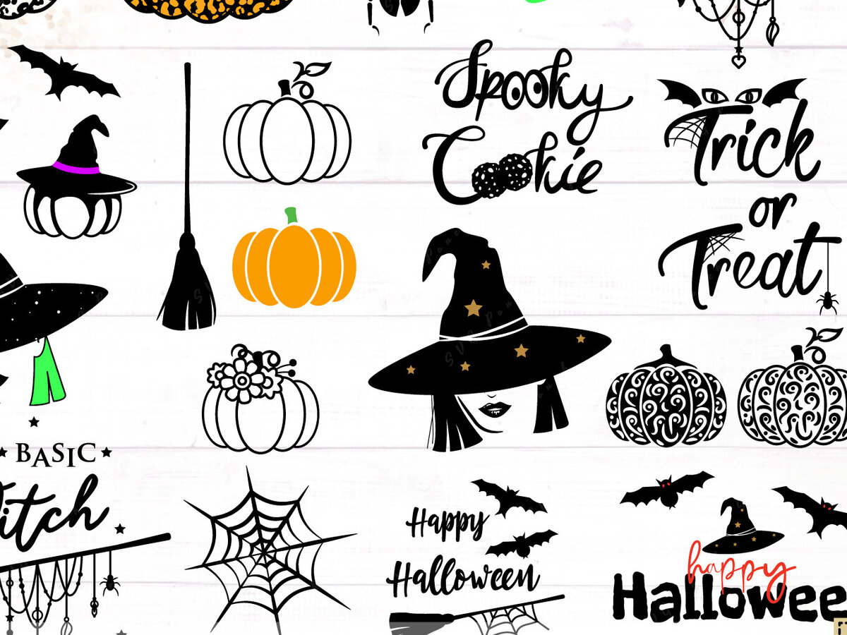 Σετ των 2 Intra απο ξύλο plywood 3mm-4mm πάχος - Πακέτο Halloween  | Φθινοπωρινές κολοκύθες Δίασταση 15x15 cm INTRAFABR-117730276