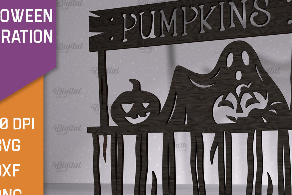 Σετ των 2 Intra απο ξύλο plywood 3mm-4mm πάχος - Σχέδιο κοπής λέιζερ διακόσμησης αποκριών Δίασταση 15x15 cm INTRAFABR-102832370