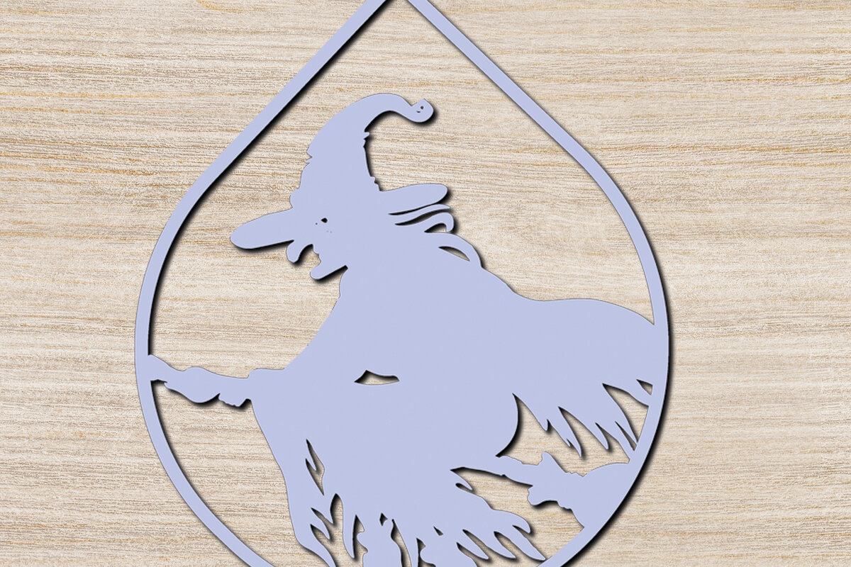 Σετ των 3 Intra απο ξύλο plywood 3mm-4mm πάχος - Αποκριάτικα σκουλαρίκια Σχέδιο κοπής με λέιζερ 22 Δίασταση 3x3 cm INTRAFABR-76124547