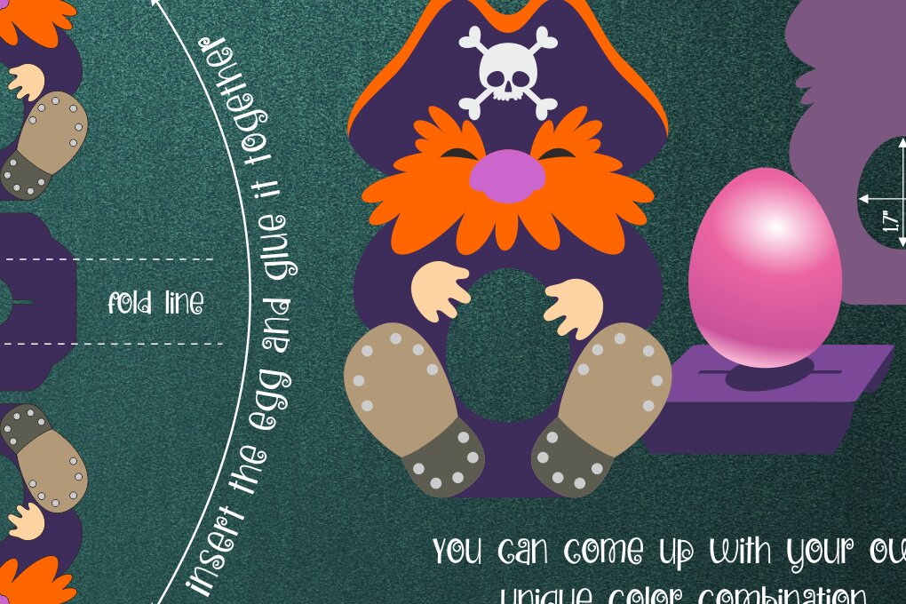 Σετ των 2 Intra απο ξύλο plywood 3mm-4mm πάχος - Πακέτο αποκριάτικων αυγών  Δίασταση 15x15 cm INTRAFABR-17168721