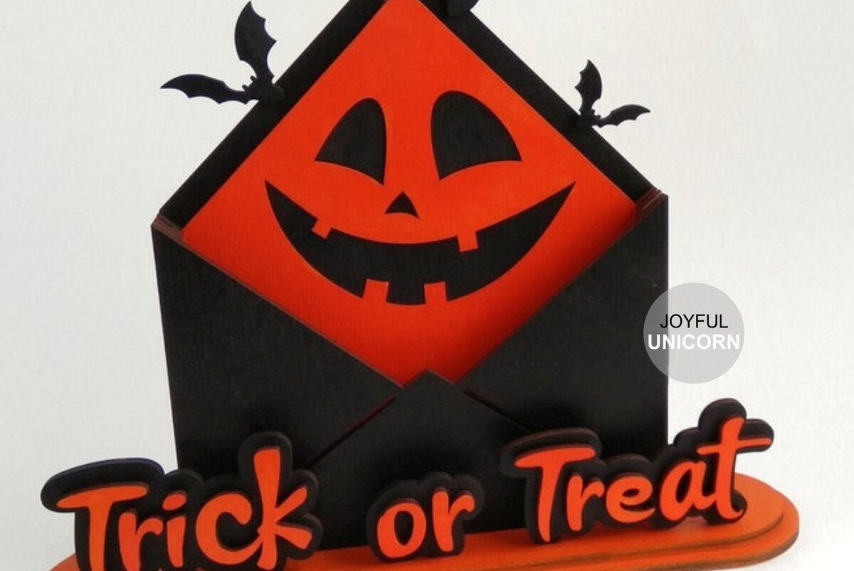 Σετ των 2 Intra απο ξύλο plywood 3mm-4mm πάχος -  κοπής με λέιζερ καλάθι δώρων αποκριών Δίασταση 7x25 cm INTRAFABR-33071514