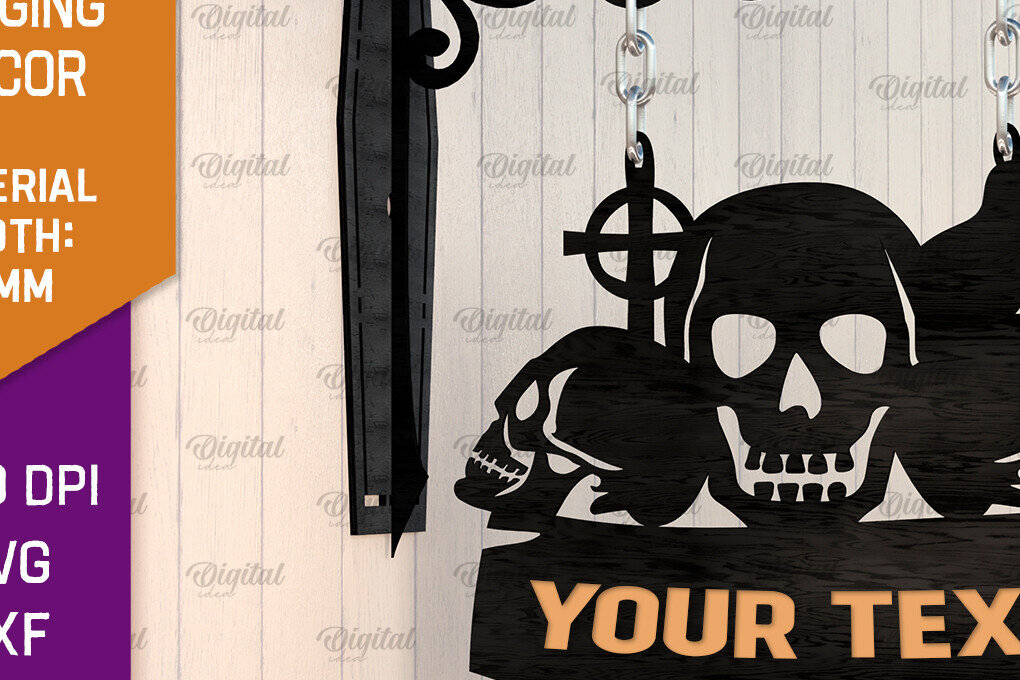 Σετ των 3 Intra απο ξύλο plywood 3mm-4mm πάχος - Κρεμαστό ντεκόρ Halloween Κόψιμο με λέιζερ Δίασταση 15x15 cm INTRAFABR-105132118