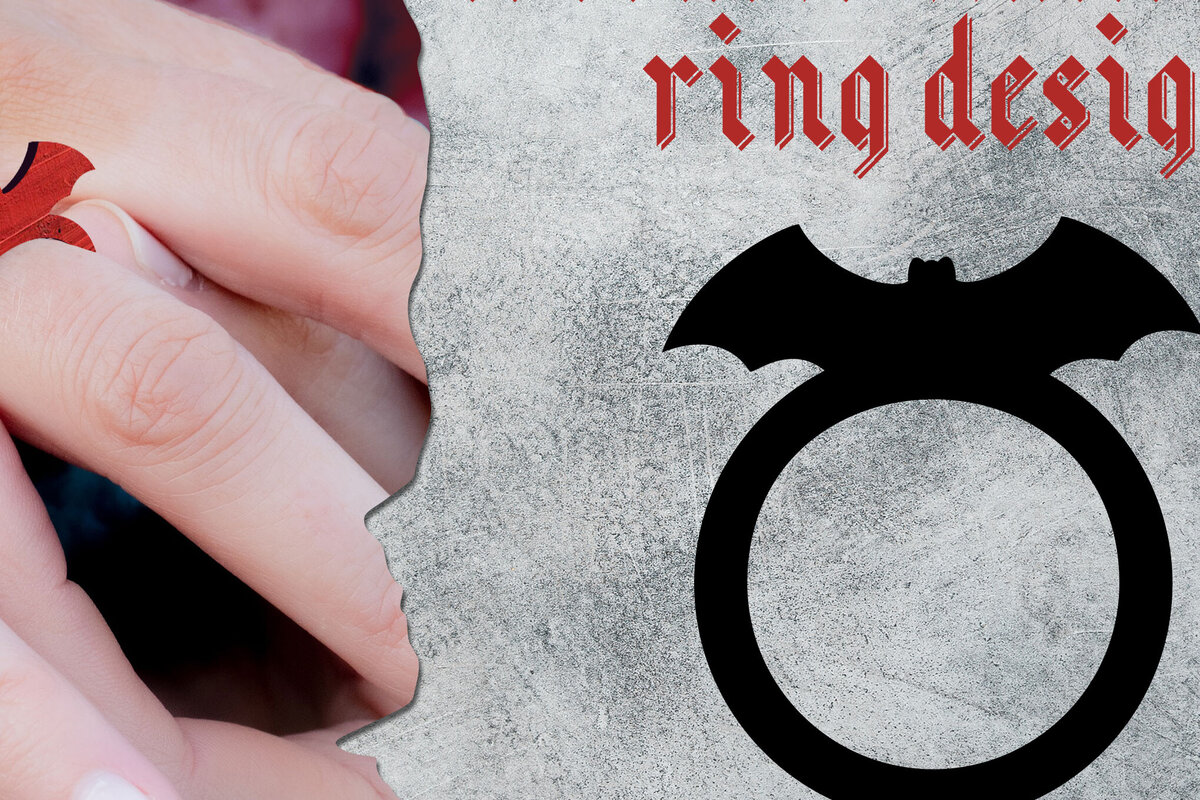 Σετ των 2 Intra απο ξύλο plywood 3mm-4mm πάχος - Halloween κοσμήματα Lasercut. Δαχτυλίδι νυχτερίδας  Δίασταση 15x15 cm INTRAFABR-79137322