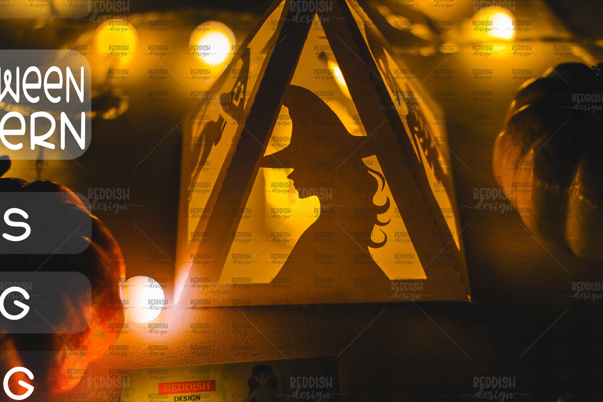 Σετ των 2 Intra απο ξύλο plywood 3mm-4mm πάχος - Halloween Lantern , Halloween Decor Δίασταση 15x15 cm INTRAFABR-104743050