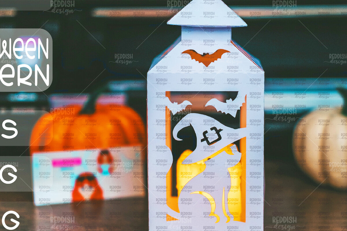 Σετ των 3 Intra απο ξύλο plywood 3mm-4mm πάχος - Halloween Lantern , Halloween Decor Δίασταση 15x15 cm INTRAFABR-104607691