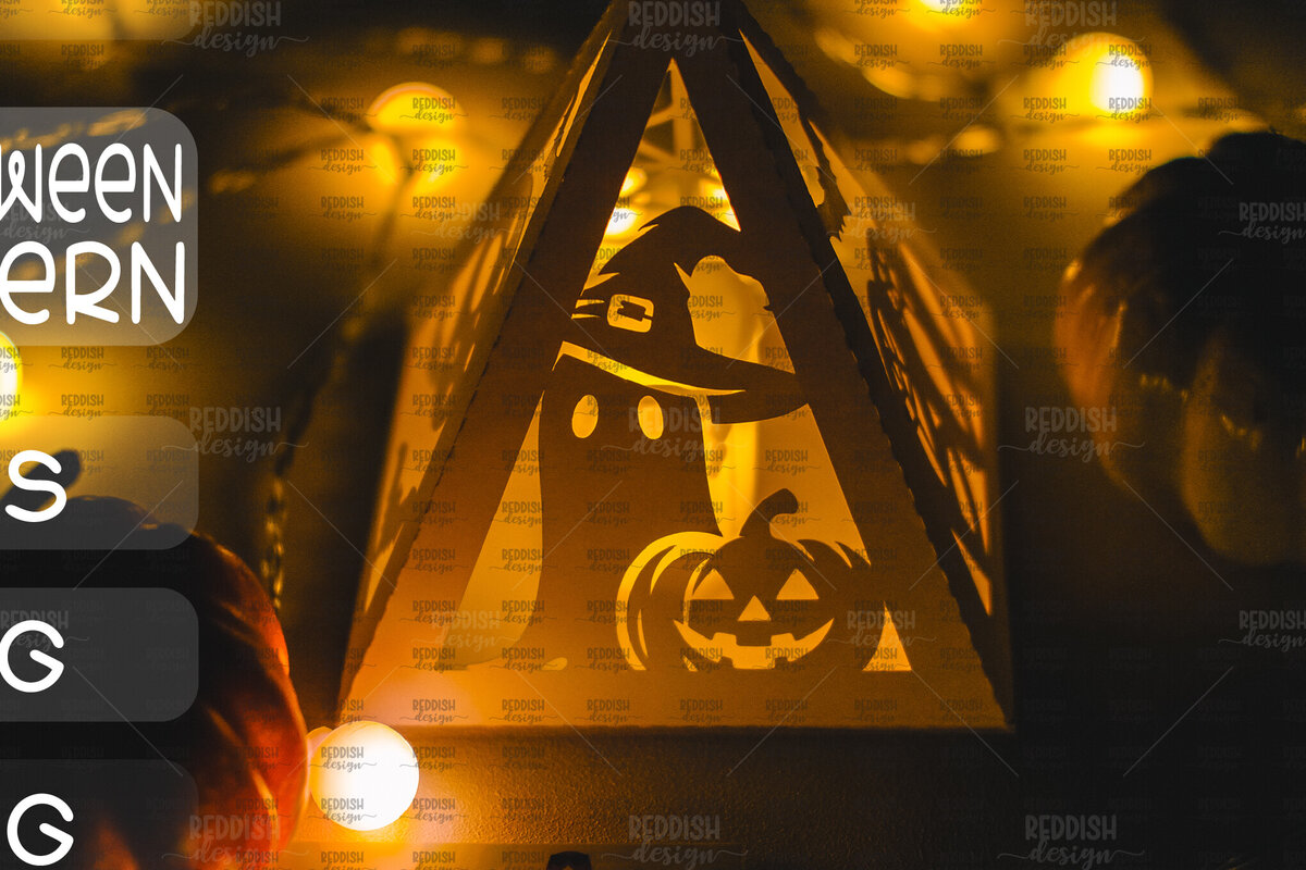 Intra απο ξύλο plywood 3mm-4mm πάχος - Halloween Lantern , Halloween Decor Δίασταση 15x15 cm INTRAFABR-104745117
