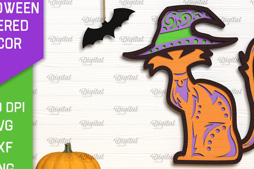 Σετ των 2 Intra απο ξύλο plywood 3mm-4mm πάχος - Σχέδιο κοπής με λέιζερ με στρώσεις αποκριών Δίασταση 15x15 cm INTRAFABR-102375449