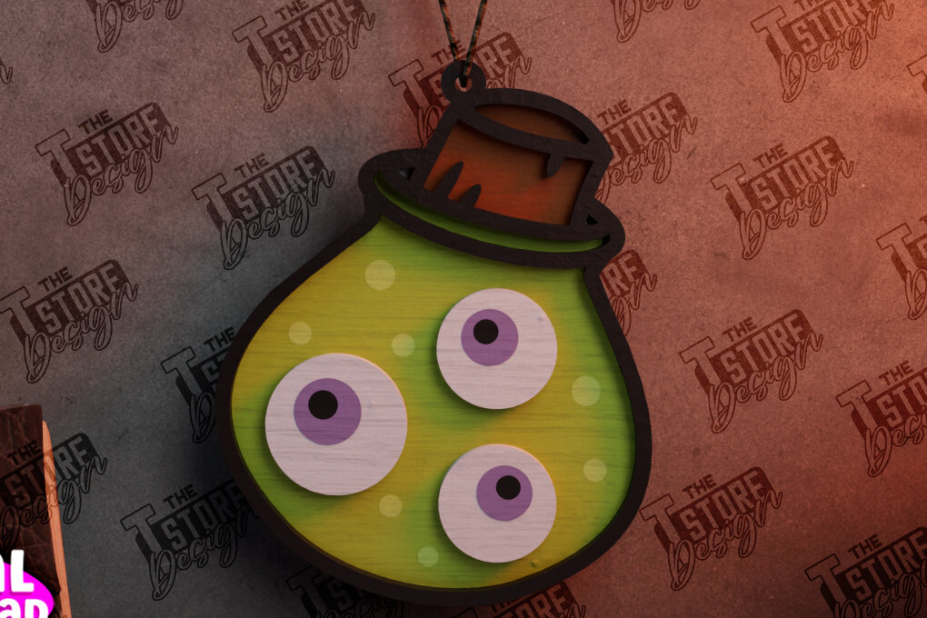 Σετ των 3 Intra απο ξύλο plywood 3mm-4mm πάχος - Μετάλλιο αποκριών | Κρεμαστό αποκριάτικο Δίασταση 4x4 cm INTRAFABR-104365954