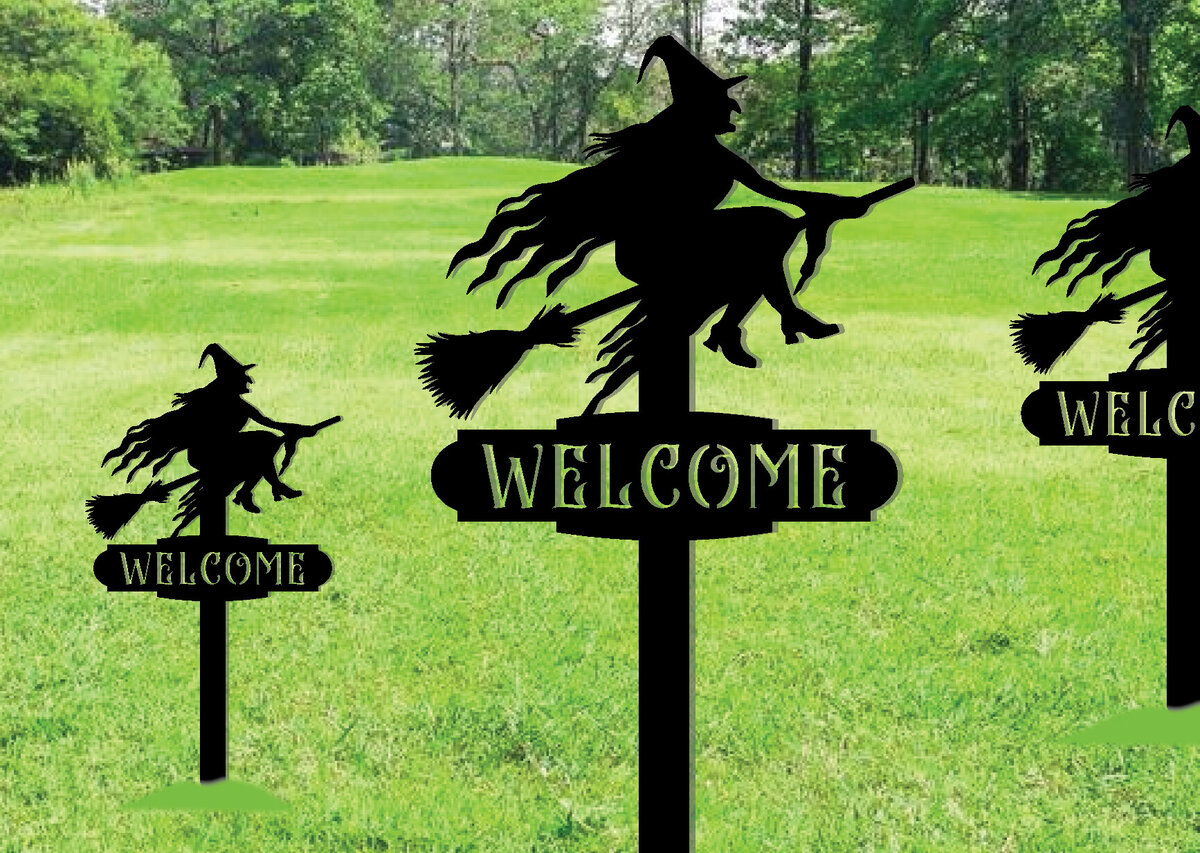 Intra απο ξύλο plywood 3mm-4mm πάχος - Διακοσμητικό σημάδι Halloween Metal Garden Stakes Δίασταση 3600x3600 cm INTRAFABR-101449885