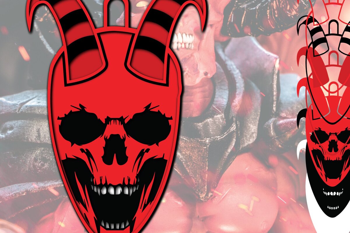 Σετ των 2 Intra απο ξύλο plywood 3mm-4mm πάχος - Τρισδιάστατο   για Halloween Paper Cut Δίασταση 1200x1200 cm INTRAFABR-33898858