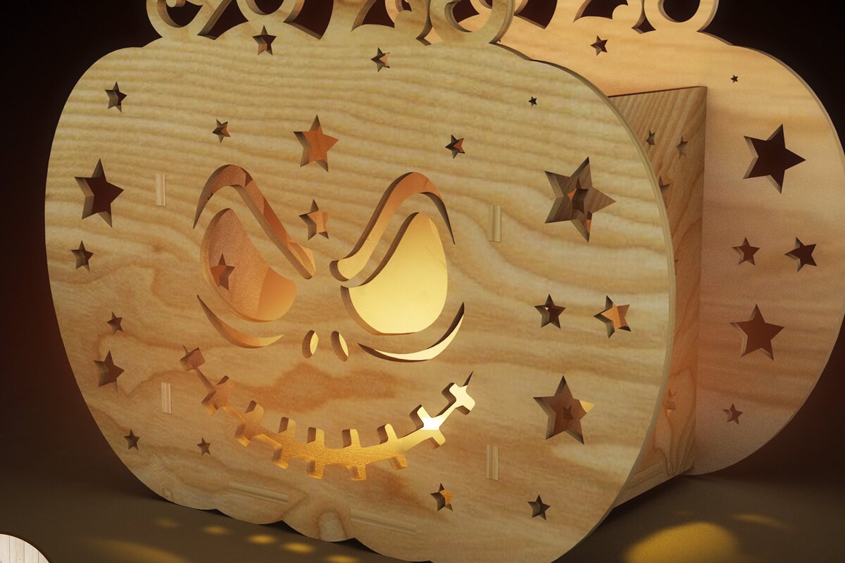 Σετ των 3 Intra απο ξύλο plywood 3mm-4mm πάχος - ΔΕΜΑ ΚΟΛΟΚΥΘΙΑΣ ΑΠΟΚΡΙΤΩΝ, Κηροπήγιο Δίασταση 9x8 cm INTRAFABR-39706828