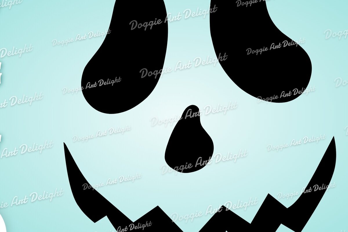 Σετ των 2 Intra απο ξύλο plywood 3mm-4mm πάχος -  αποκοπής για Halloween Pumpkin Face  Δίασταση 15x15 cm INTRAFABR-78517168