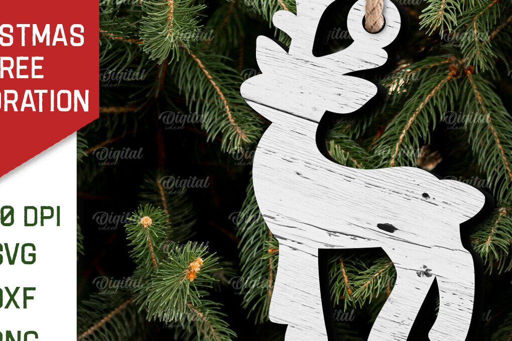 Σετ των 2 Intra απο ξύλο plywood  Χρώμα wenge 3mm-4mm πάχος - Διακόσμηση Χριστουγεννιάτικου Δέντρου Δίασταση 15x15 cm INTRAFABR-74437576