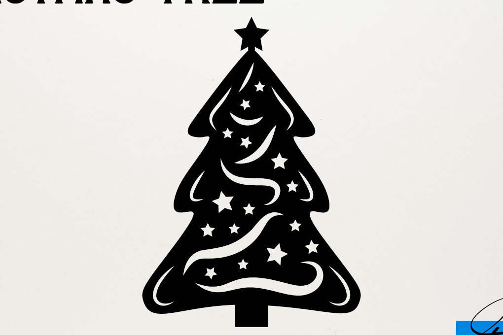 Σετ των 2 Intra απο ξύλο plywood  Χρώμα wenge 3mm-4mm πάχος - Στολίδι Χριστουγεννιάτικου Δέντρου με Δίασταση 6x6 cm INTRAFABR-100966884