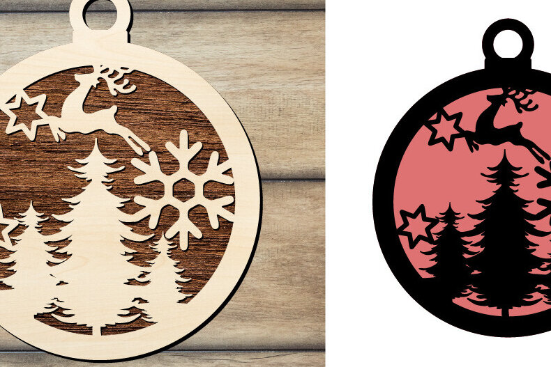 Intra απο ξύλο plywood  Χρώμα wenge 3mm-4mm πάχος - πινακίδων χριστουγεννιάτικου δέντρου με στρογγυλή πόρτα Δίασταση 15x15 cm INTRAFABR-75317903