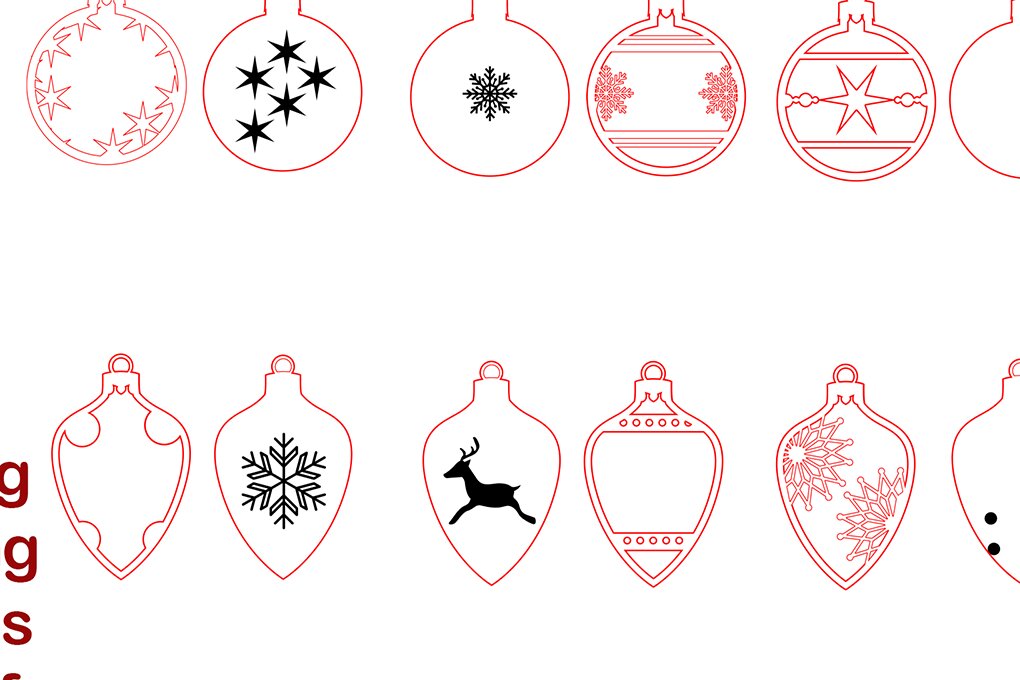 Σετ των 3 Intra απο ξύλο plywood  Χρώμα wenge 3mm-4mm πάχος - Χριστουγεννιάτικο Δέντρο Παιχνίδια Bundle Glowforge Δίασταση 3x3 cm INTRAFABR-104354496