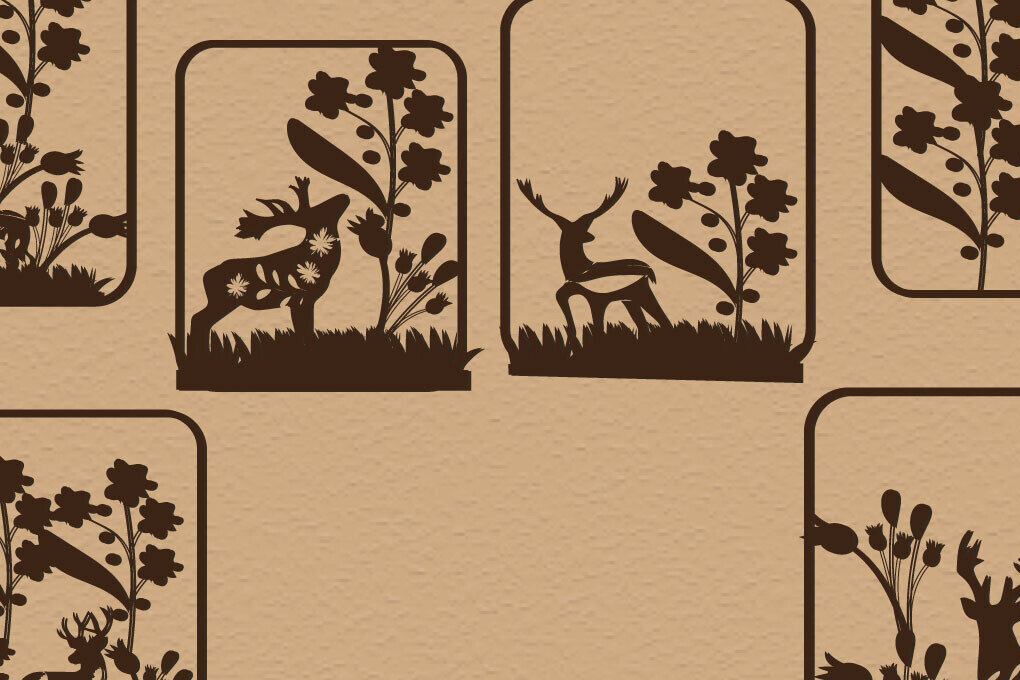 Intra απο ξύλο plywood  Χρώμα wenge 3mm-4mm πάχος - Χριστουγεννιάτικο δέντρο με δέντρο Δίασταση 20x20 cm INTRAFABR-74886824