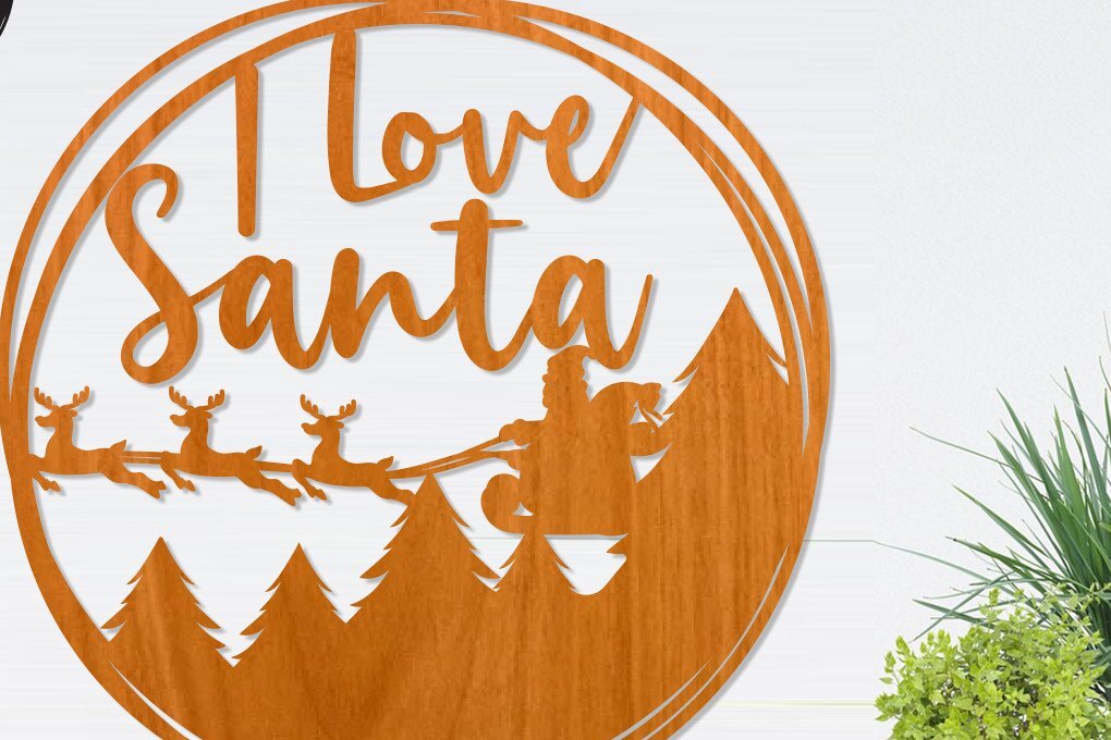 Intra απο ξύλο plywood  Χρώμα wenge 3mm-4mm πάχος - Χριστουγεννιάτικο στεφάνι 4 Δίασταση 30x20 cm INTRAFABR-52454098