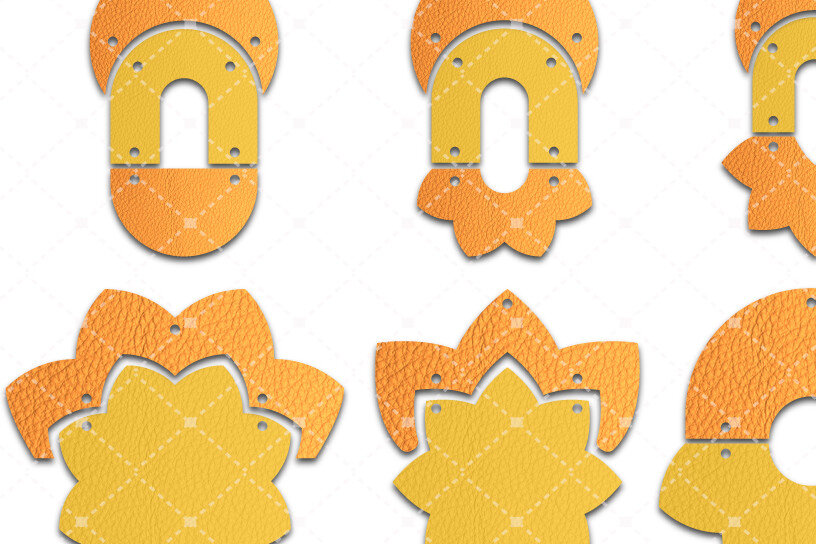 Σετ των 3 Intra απο ξύλο plywood  Χρώμα wenge 3mm-4mm πάχος - Σκουλαρίκι κύκλου , Πρότυπο σκουλαρικιών Δίασταση 3x3 cm INTRAFABR-98504862