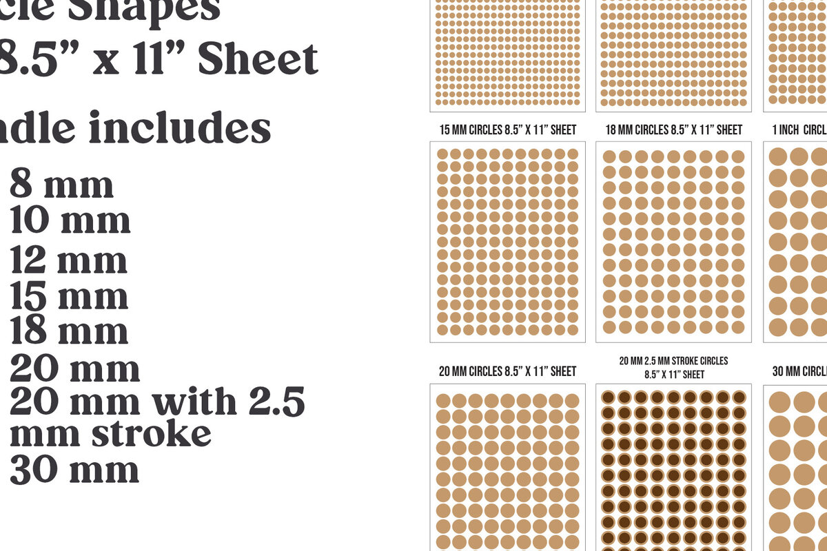 Σετ των 2 Intra απο ξύλο plywood  Χρώμα wenge 3mm-4mm πάχος - Χαλκομανίες Circle Template , 8 mm - 30 mm Δίασταση 7x9 cm INTRAFABR-96841257