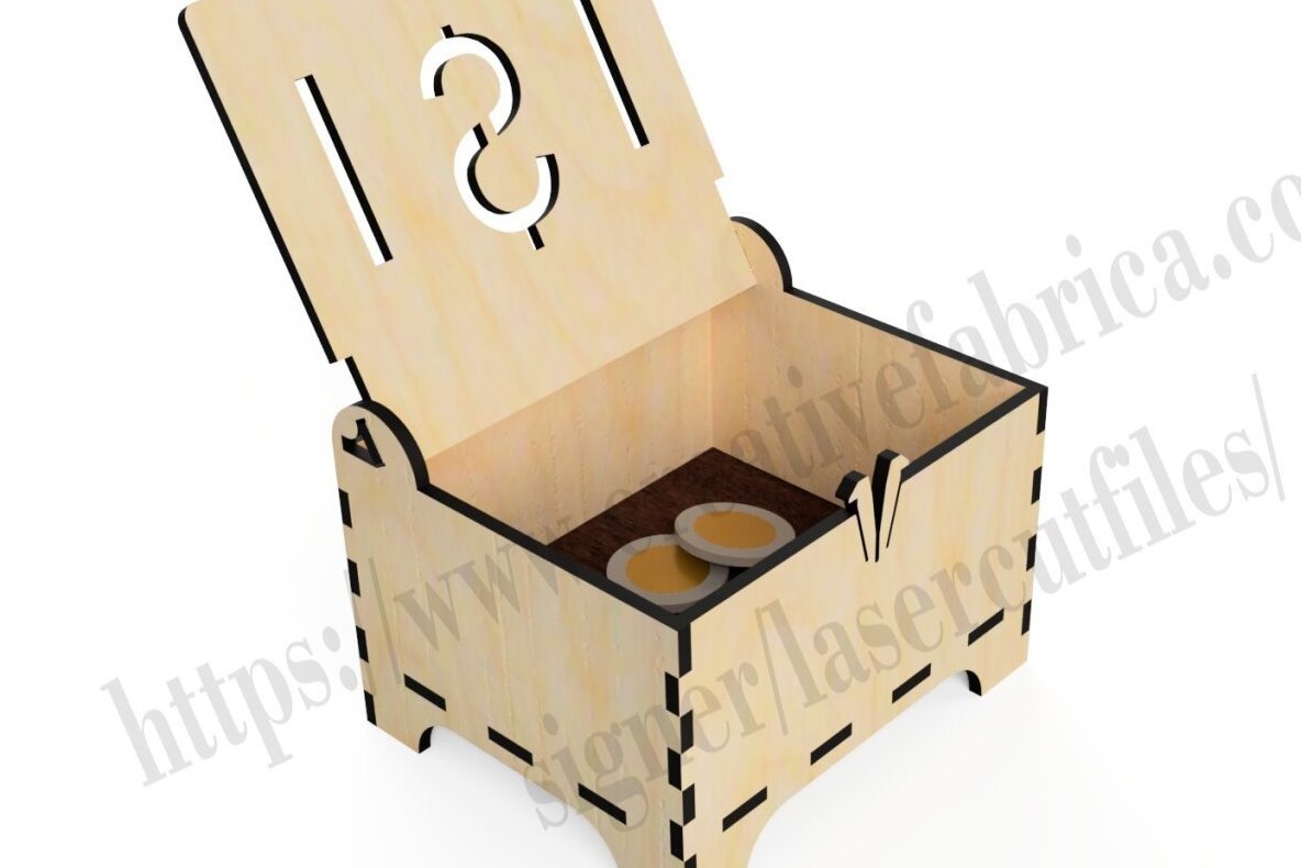 Σετ των 2 Intra απο ξύλο plywood  Χρώμα wenge 3mm-4mm πάχος - CNC Laser CNC CNC Στήθος / Laser Patterns Δίασταση 20x20 cm INTRAFABR-98477722