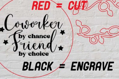 Σετ των 2 Intra απο ξύλο plywood  Χρώμα wenge 3mm-4mm πάχος - Co-Worker Ornament Δίασταση 6x6 cm INTRAFABR-98477859