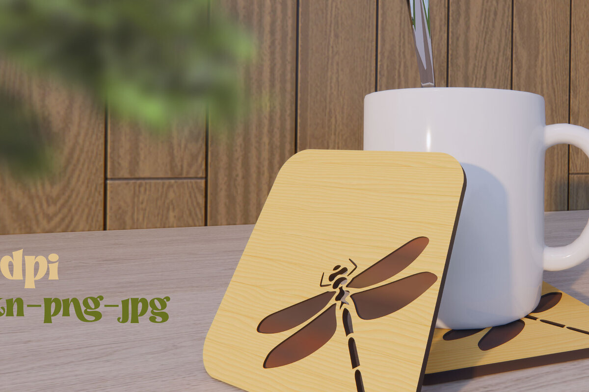 Intra απο ξύλο plywood  Χρώμα wenge 3mm-4mm πάχος - Σχεδιασμός σουβέρ Δίασταση 15x15 cm INTRAFABR-29858251