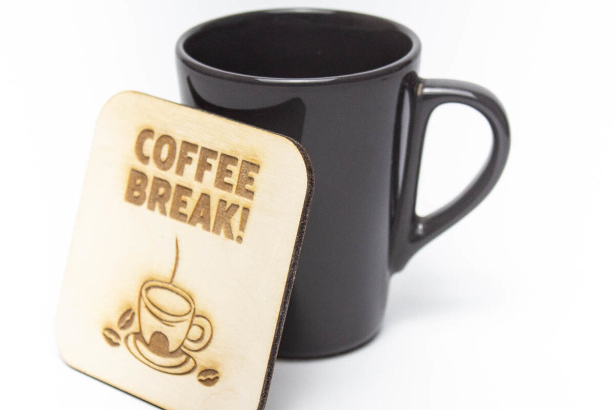 Intra απο ξύλο plywood  Χρώμα wenge 3mm-4mm πάχος - Διάλειμμα για καφέ Δίασταση 20x20 cm INTRAFABR-4076719