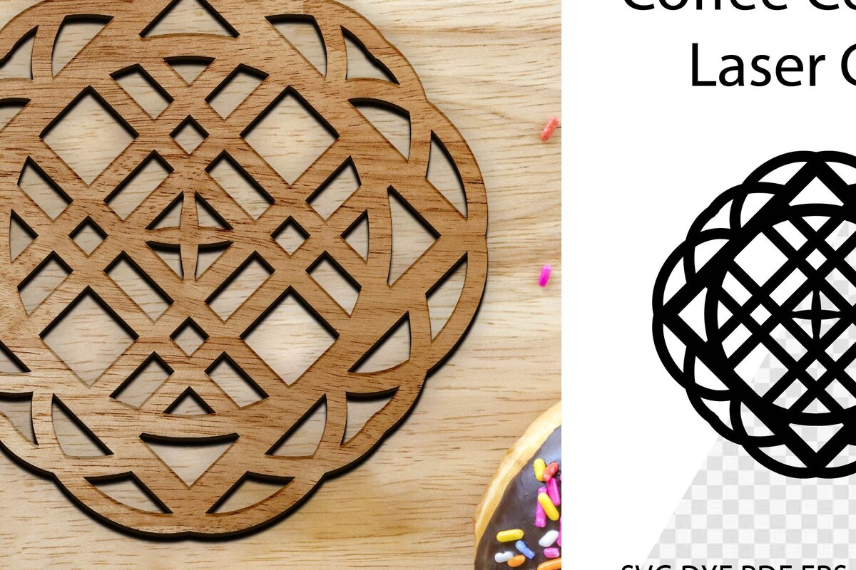 Intra απο ξύλο plywood  Χρώμα wenge 3mm-4mm πάχος - Coaster Coaster . Στρογγυλό σουβέρ Δίασταση 30x20 cm INTRAFABR-4076779