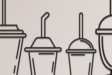 Intra απο ξύλο plywood  Χρώμα wenge 3mm-4mm πάχος - Επιτοίχια κομμένη κούπα καφέ με λέιζερ Δίασταση 30x20 cm INTRAFABR-99555394