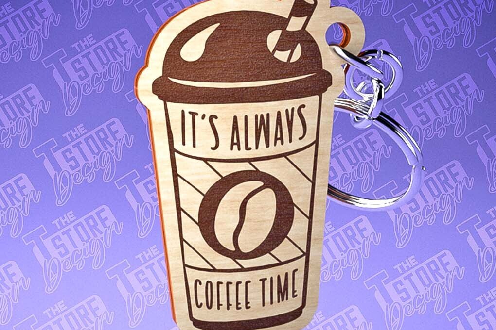 Σετ των 2 Intra απο ξύλο plywood  Χρώμα wenge 3mm-4mm πάχος - Κοπή Laser Μπρελόκ Καφέ | Αστεία αποσπάσματα Δίασταση 4x4 cm INTRAFABR-78714857