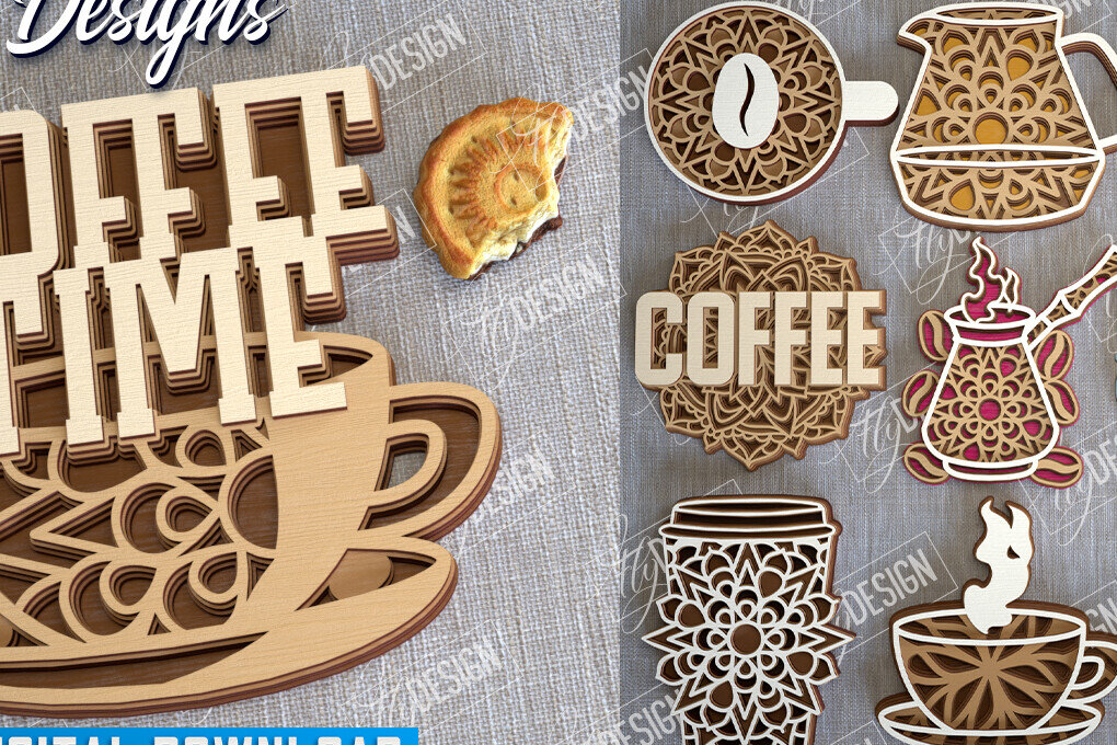 Intra απο ξύλο plywood  Χρώμα wenge 3mm-4mm πάχος - Δέσμη κοπής με λέιζερ καφέ Mandala | CNC Δίασταση 30x30 cm INTRAFABR-90585417