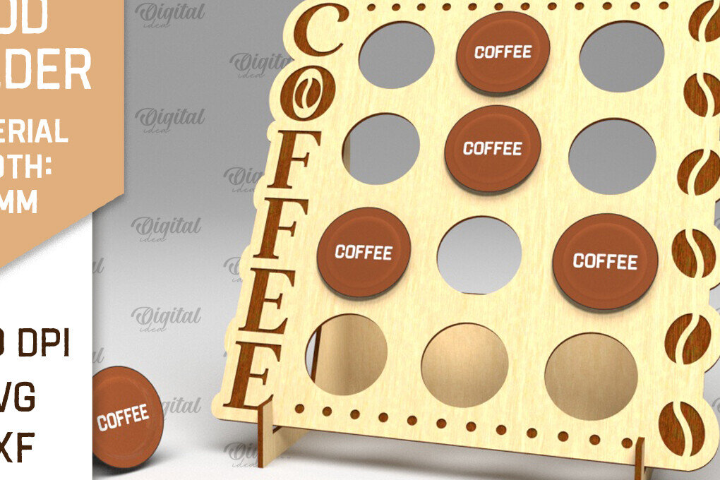 Intra απο ξύλο plywood  Χρώμα wenge 3mm-4mm πάχος - λέιζερ θήκης για δοχεία καφέ Δίασταση 30x20 cm INTRAFABR-117923235