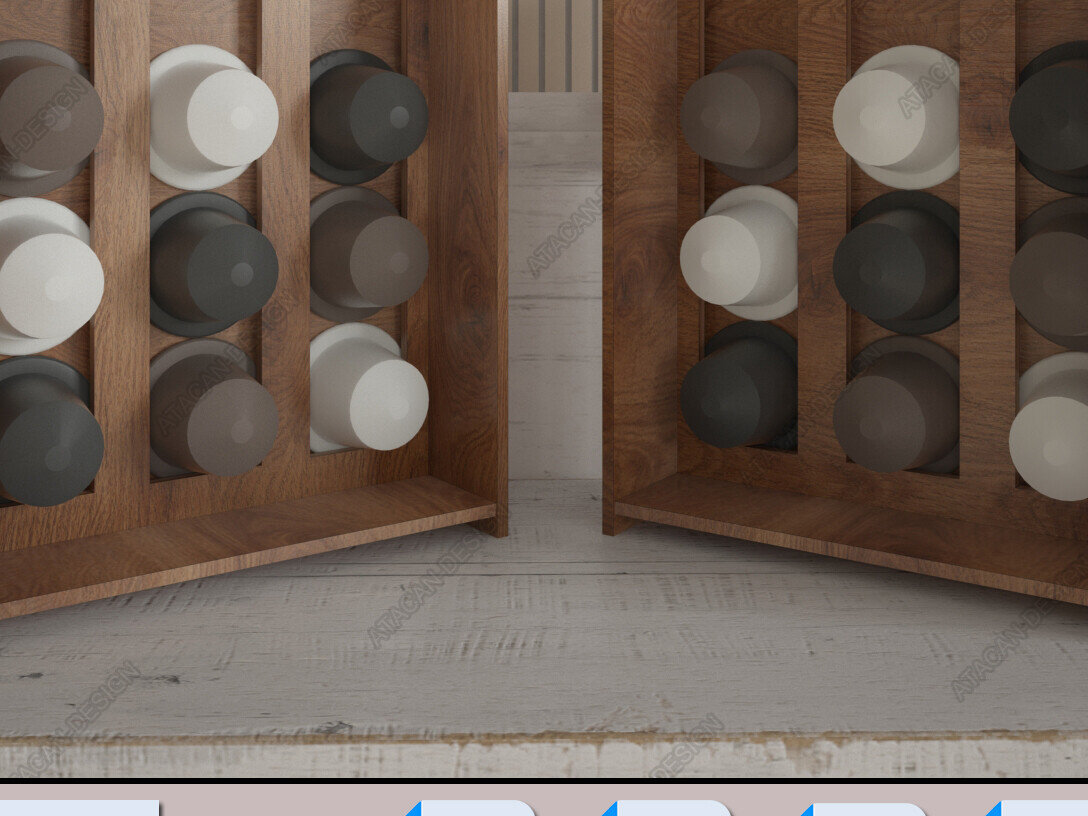 Intra απο ξύλο plywood  Χρώμα wenge 3mm-4mm πάχος - Οργάνωση με μοτίβο βάσης βάσης θήκης για καφέ Δίασταση 20x20 cm INTRAFABR-116030869