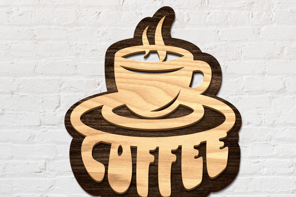 Intra απο ξύλο plywood  Χρώμα wenge 3mm-4mm πάχος - Στρογγυλή πινακίδα καφέ Decor LaserCut Δίασταση 30x20 cm INTRAFABR-115733915