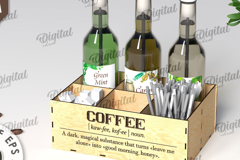 Intra απο ξύλο plywood  Χρώμα wenge 3mm-4mm πάχος - με λέιζερ για σιρόπι καφέ Δίασταση 30x20 cm INTRAFABR-65234620