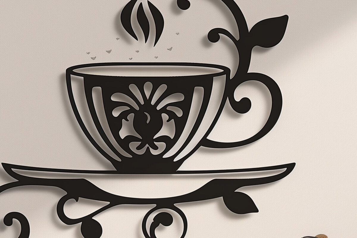 Σετ των 2 Intra απο ξύλο plywood  Χρώμα wenge 3mm-4mm πάχος - Διακόσμηση τοίχου καφέ Σχέδιο Δίασταση 4x4 cm INTRAFABR-115870470