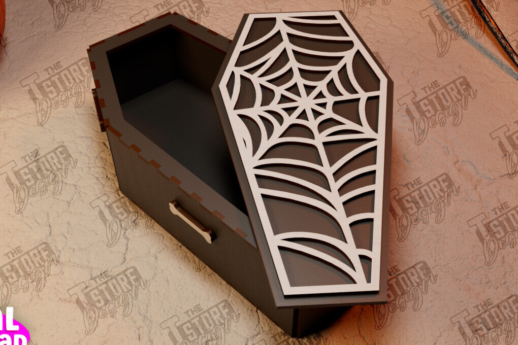 Intra απο ξύλο plywood  Χρώμα wenge 3mm-4mm πάχος - Κουτί κουφέτας | Αποκριάτικες λιχουδιές |CNC Δίασταση 15x15 cm INTRAFABR-116007487