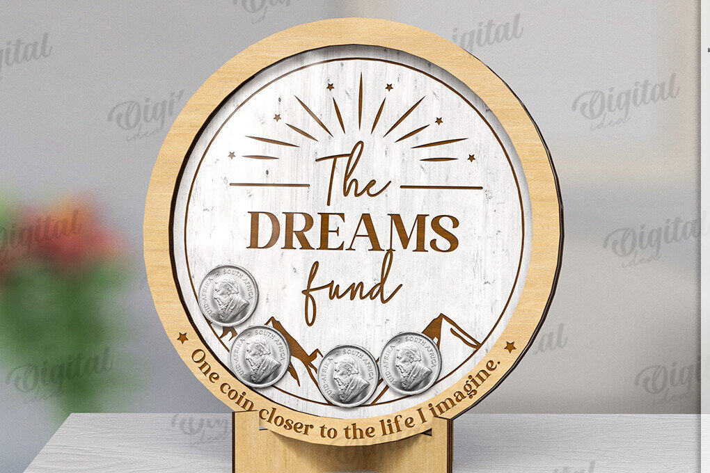 Intra απο ξύλο plywood  Χρώμα wenge 3mm-4mm πάχος - Θήκη νομισμάτων LaserCut. Ξύλινο Κουτιά Δίασταση 30x20 cm INTRAFABR-116644819