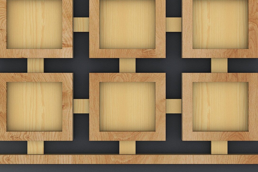 Intra απο ξύλο plywood  Χρώμα wenge 3mm-4mm πάχος - Κορνίζα κολάζ , Κορνίζα Dxf Δίασταση 20x25 cm INTRAFABR-116921957