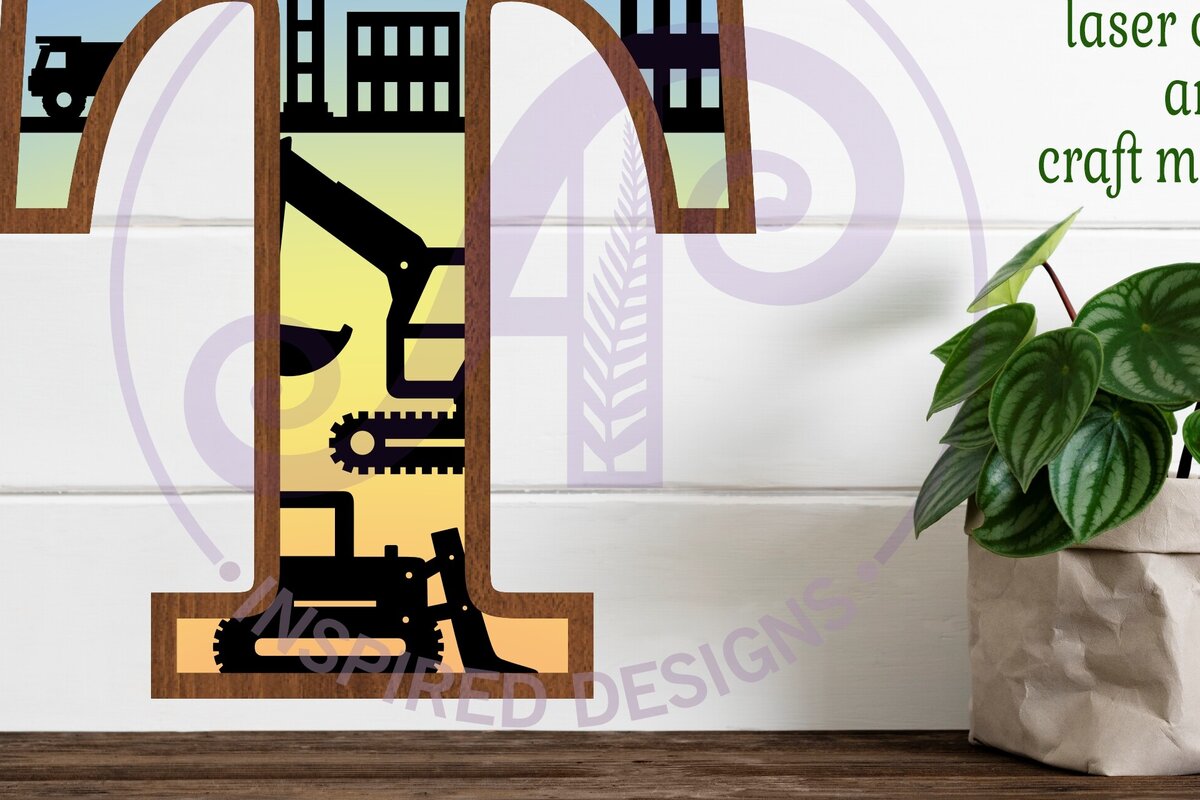 Intra απο ξύλο plywood  Χρώμα wenge 3mm-4mm πάχος - Κατασκευή Large T Wall Letter 3 Layer Δίασταση 30x20 cm INTRAFABR-68457459