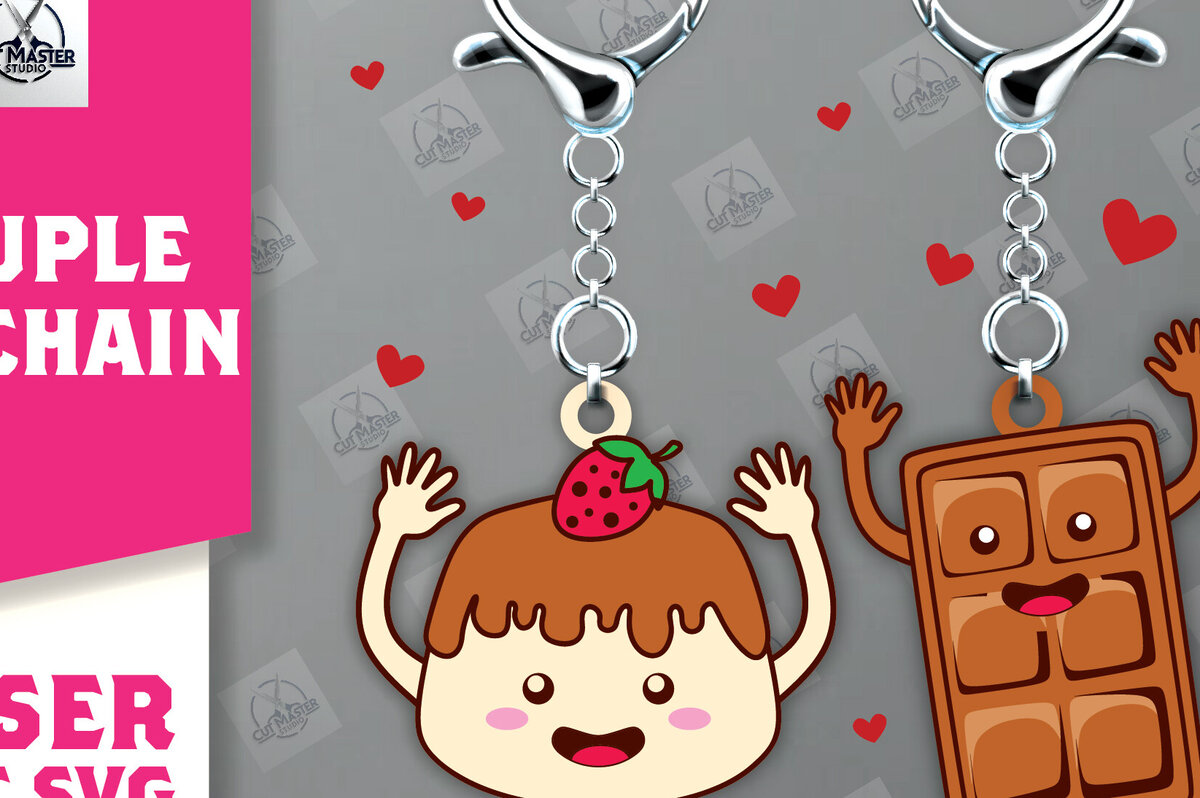 Σετ των 2 Intra απο ξύλο plywood  Χρώμα wenge 3mm-4mm πάχος - Μπρελόκ Ζευγάρι Δίασταση 4x4 cm INTRAFABR-113396209