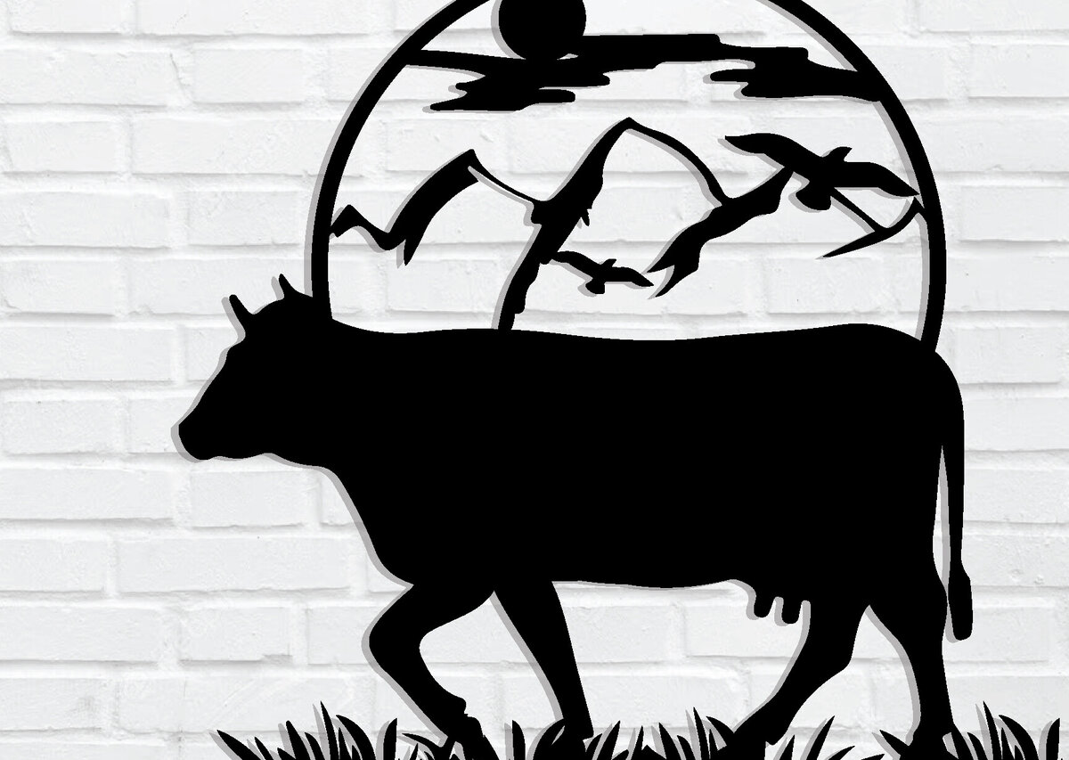 Intra απο ξύλο plywood  Χρώμα wenge 3mm-4mm πάχος - με λέιζερ με ό τοίχο αγελάδας, DXF Δίασταση 40x50 cm INTRAFABR-109568128