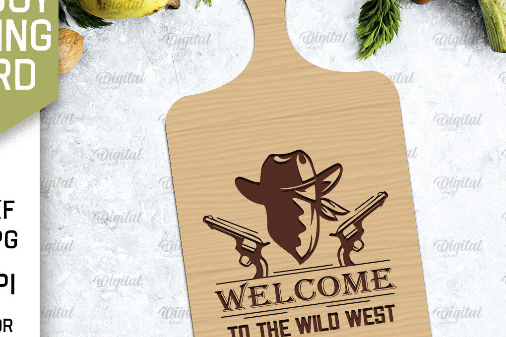 Intra απο ξύλο plywood  Χρώμα wenge 3mm-4mm πάχος - Cowboy Cutting Board Δίασταση 30x20 cm INTRAFABR-110250076
