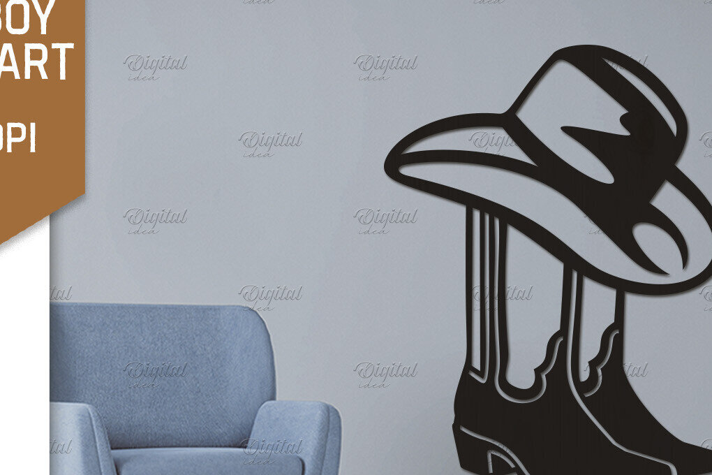 Intra απο ξύλο plywood  Χρώμα wenge 3mm-4mm πάχος - Cowboy Wall Art . Χαρτί καουμπόη Δίασταση 40x50 cm INTRAFABR-37746521