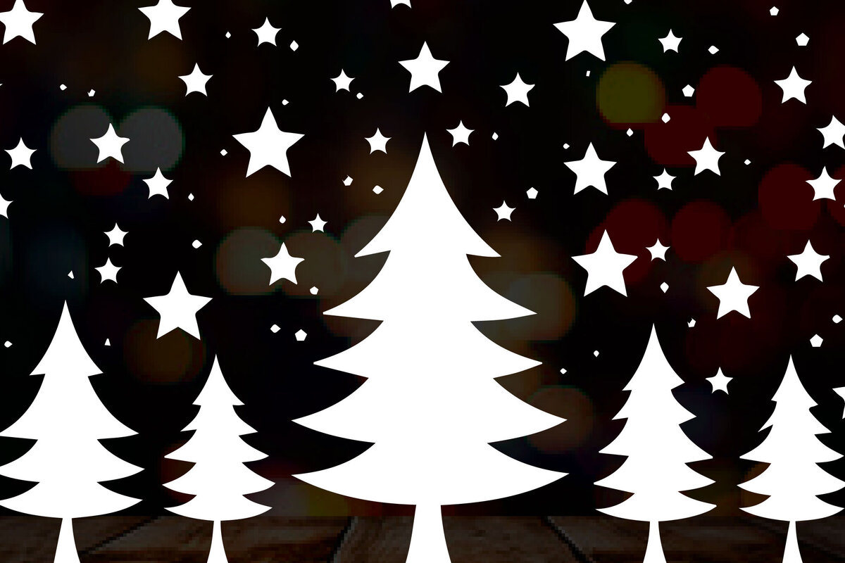 Σετ των 2 Intra απο ξύλο plywood  Χρώμα wenge 3mm-4mm πάχος - Cricut Χριστουγεννιάτικο Στολίδι Decor Δίασταση 4x4 cm INTRAFABR-26145525