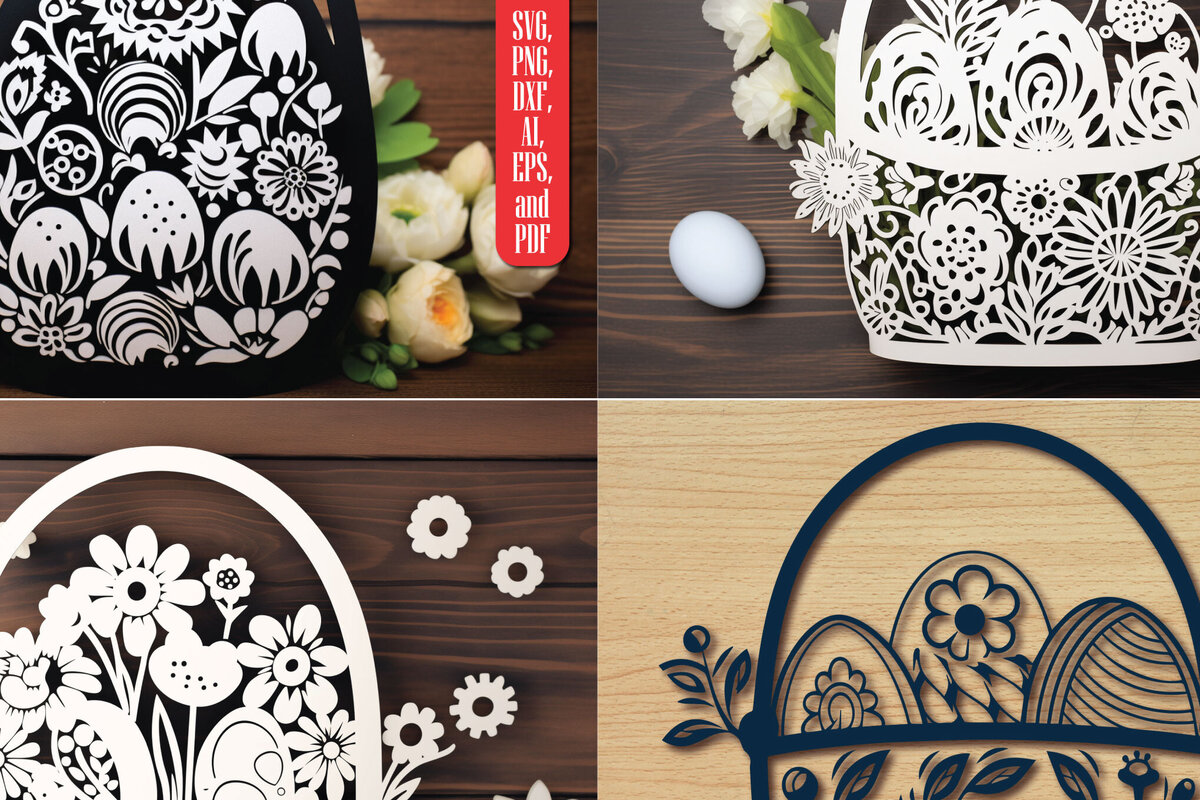 Σετ των 2 Intra απο ξύλο plywood  Χρώμα wenge 3mm-4mm πάχος - Cricut Πασχαλινό καλάθι Papercut Πακέτο Δίασταση 4x4 cm INTRAFABR-123187504