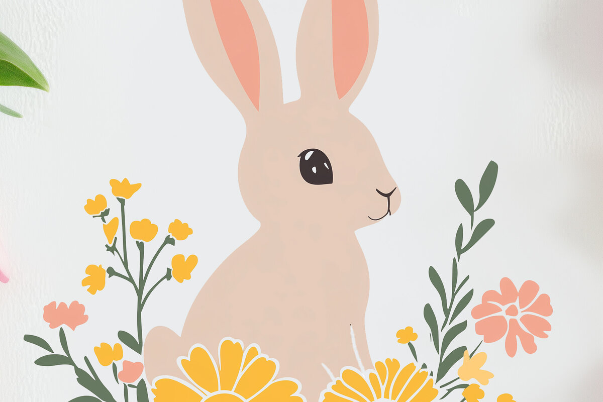 Σετ των 2 Intra απο ξύλο plywood  Χρώμα wenge 3mm-4mm πάχος - Cricut Easter Bunny Cut Δίασταση 4x4 cm INTRAFABR-67721617