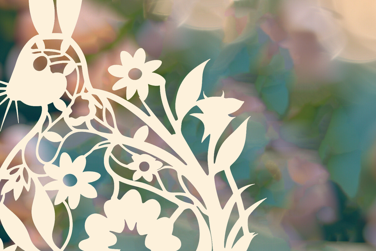 Σετ των 2 Intra απο ξύλο plywood  Χρώμα wenge 3mm-4mm πάχος - Cricut Πασχαλινό Δίασταση 4x4 cm INTRAFABR-33060891